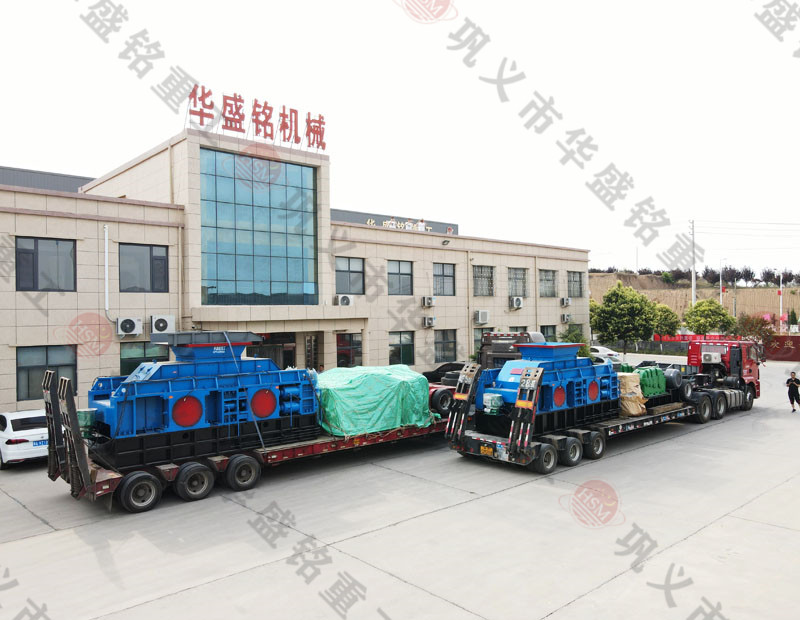 水泥廢料用什么破碎好？就用液壓對(duì)輥制砂機(jī)