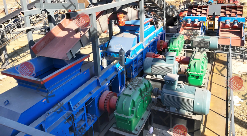 風(fēng)化砂制砂機(jī)案例現(xiàn)場