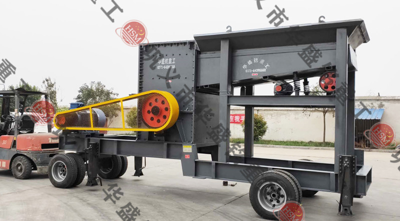 移動(dòng)對輥制砂機(jī)處理鵝卵石怎么樣？多少錢一臺(tái)？